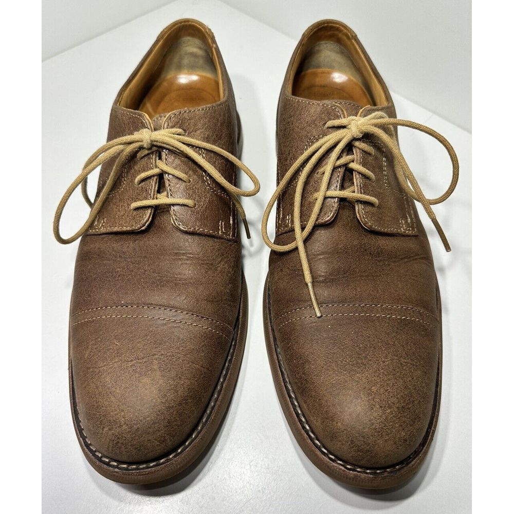 Sperry Top Sider Gold Cup Mens Sz 12M Bellingham Cap Toe Brown Shoes STS10229 - Picture 1 of 12